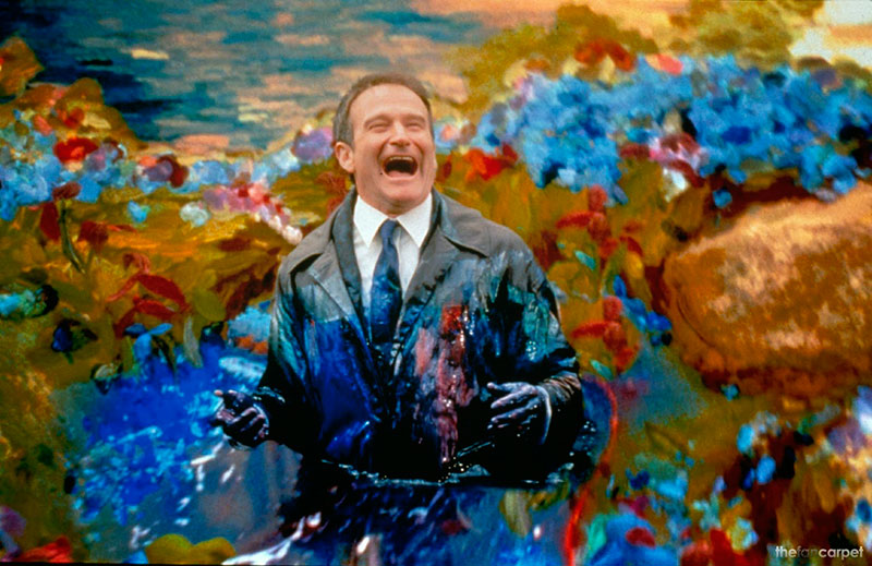 Robin Williams en la película mas alla de los sueños